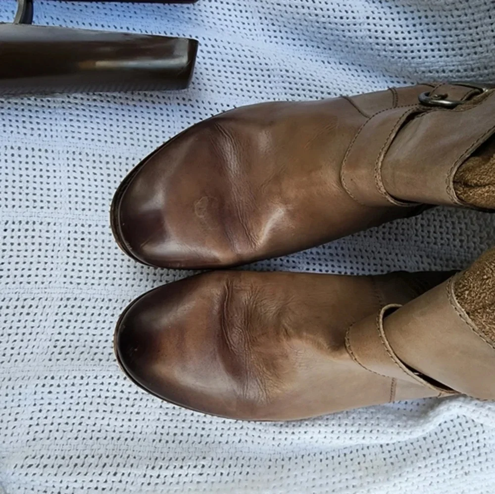 Lucky Brand Over the‎ Knee Neutral Boots 9.5